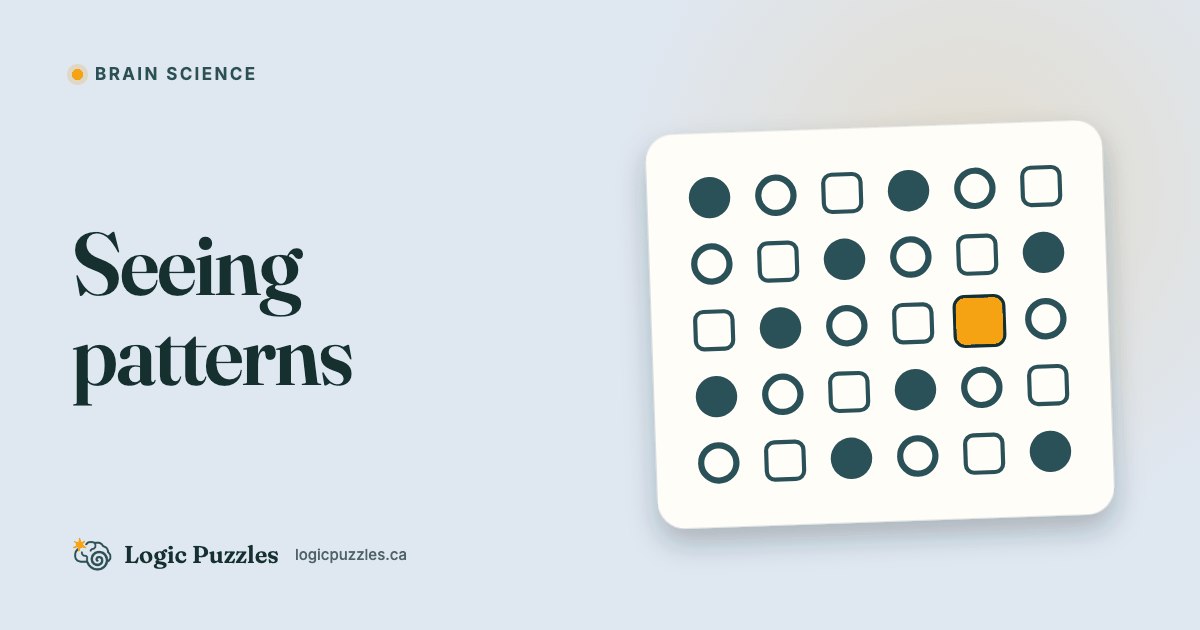How Puzzles Train Your Brain to See Patterns