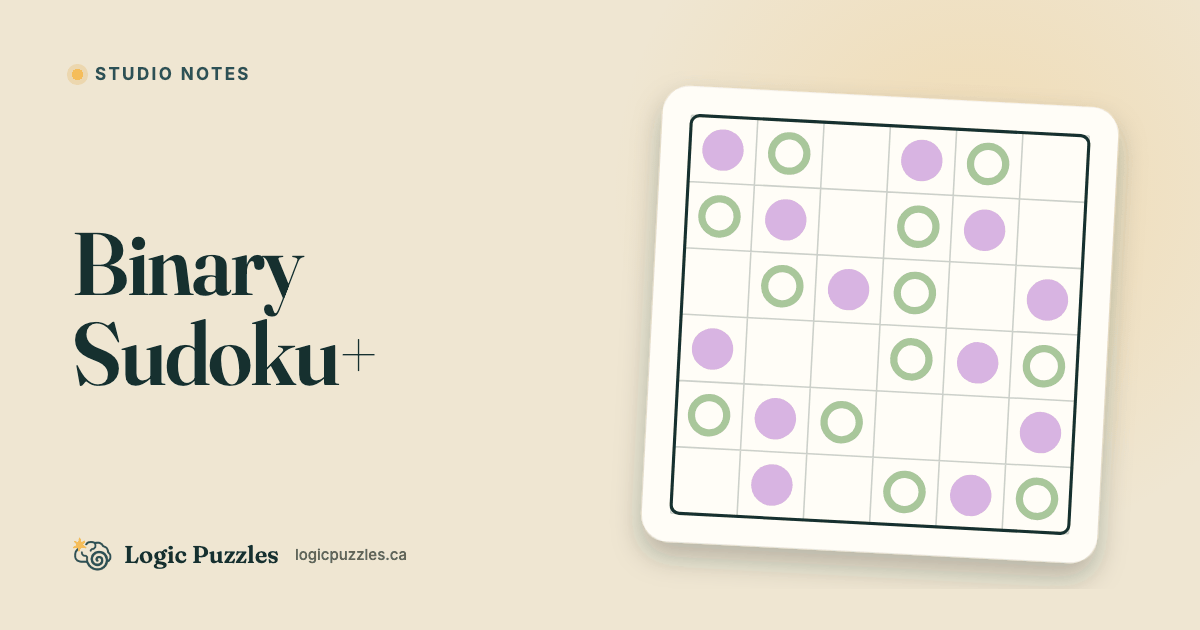 Introducing Binary Sudoku Plus: Clean, Fair, Binary Logic