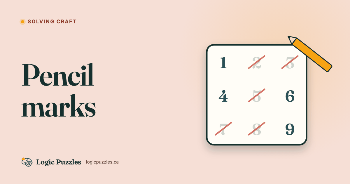 Pencil Marks: The Secret Weapon of Expert Solvers
