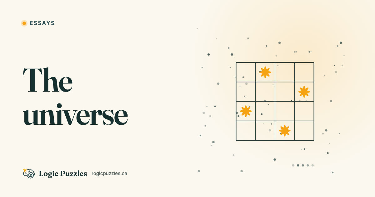 The Universe Is a Logic Puzzle