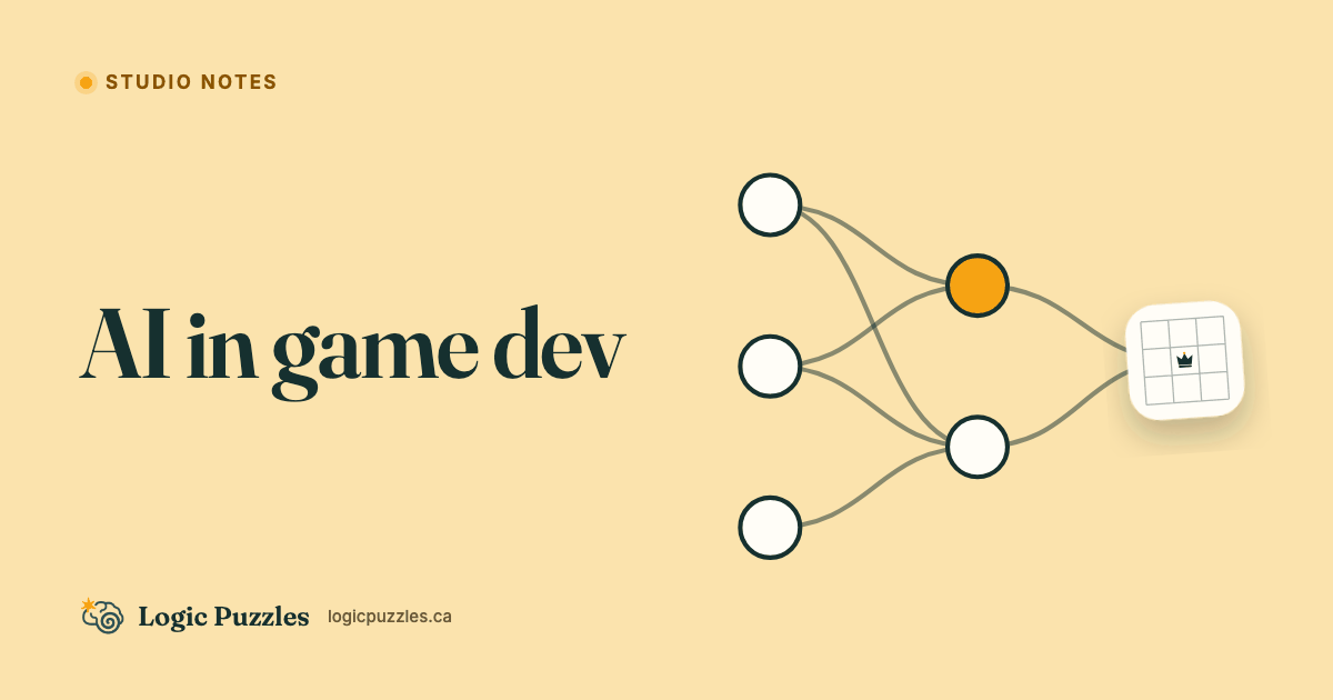 What AI Actually Does in Game Development