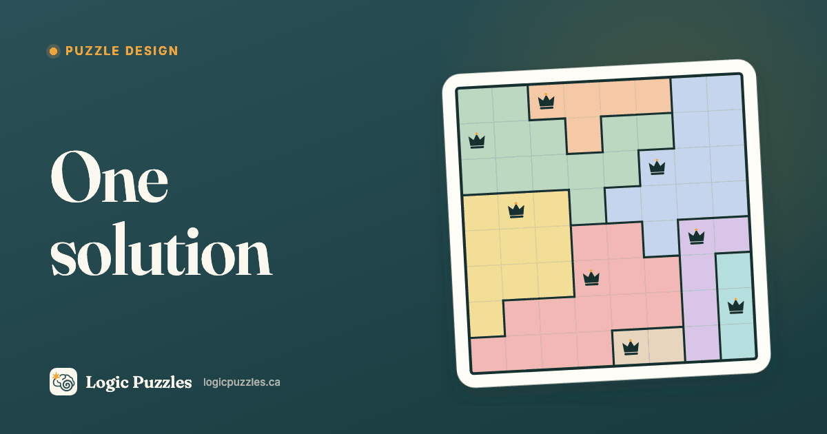 Why One Solution Is Great Puzzle Design
